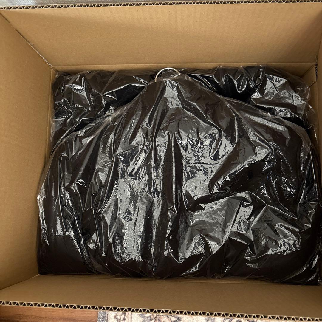 新品　カシミヤウールロングコート ブラック LL丈115cm