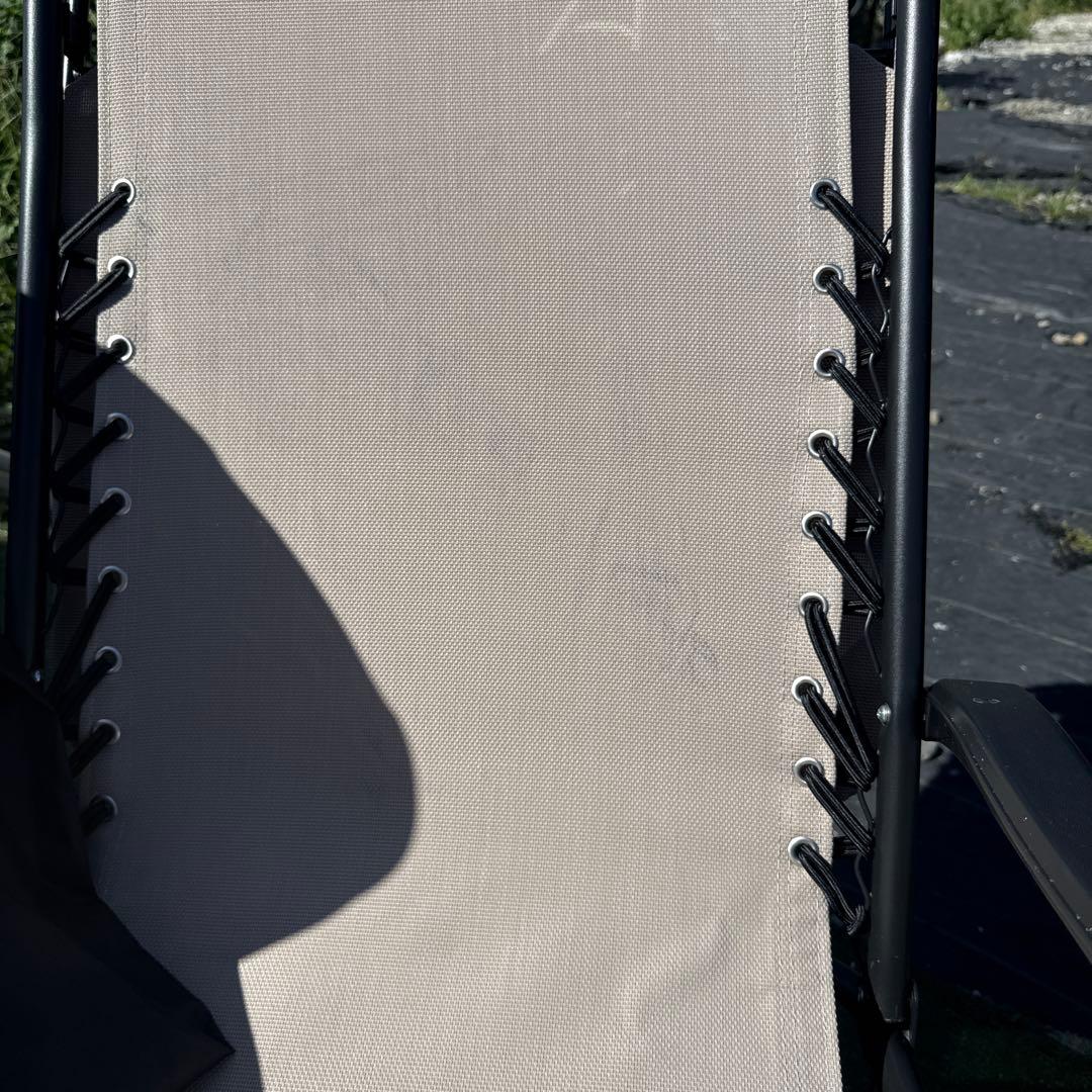 リクライニングチェア ベージュ