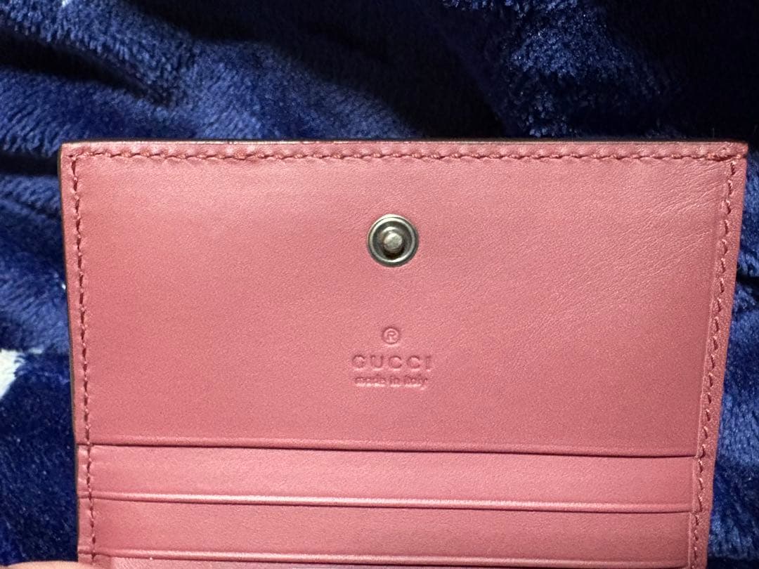 値下げ　新品未使用　GUCCI カードケース　ブルームス　花柄　財布