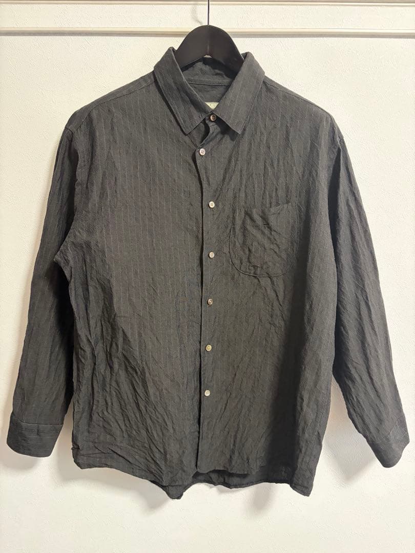 トップス gorsch 25aw wool linen shirt