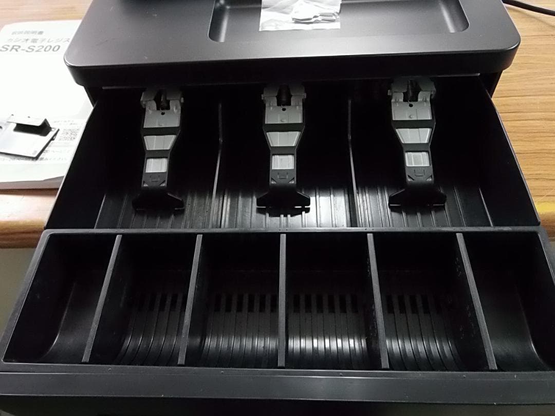 人気の黒2021年製1212設定無料キャッシュレスカシオSR-S200レジスター