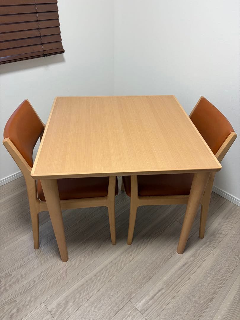 カリモク60 ダイニング3点セット（テーブル）