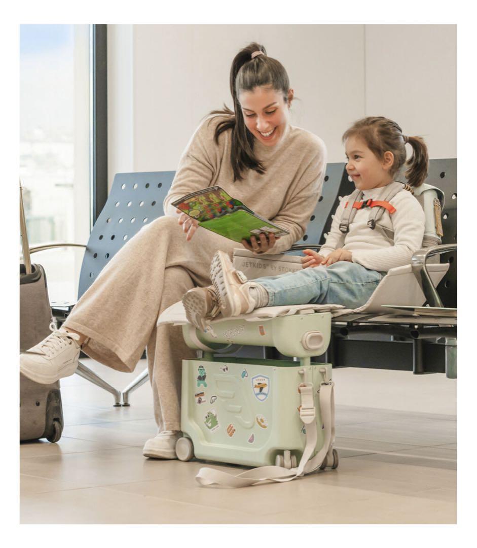 むむ　ジェットキッズ BY ストッケ ベッドボックス（グリーン） 中古