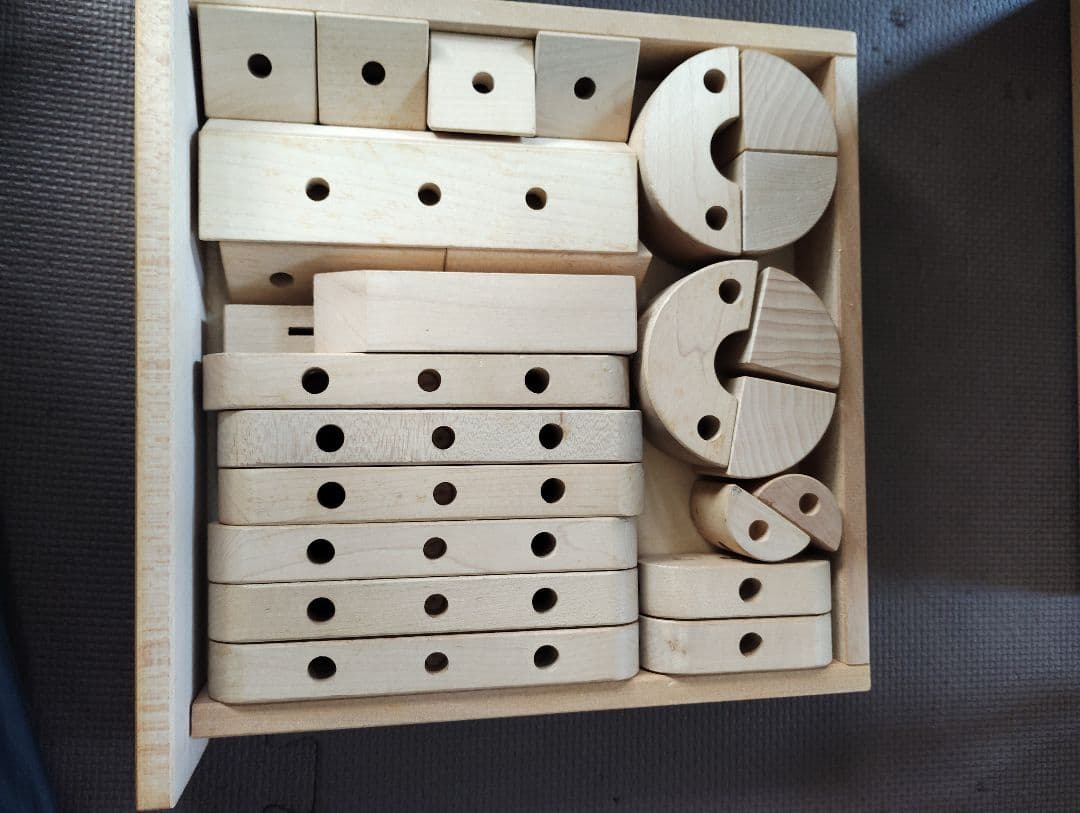 ゲーテの組み木　木製知育玩具 セット