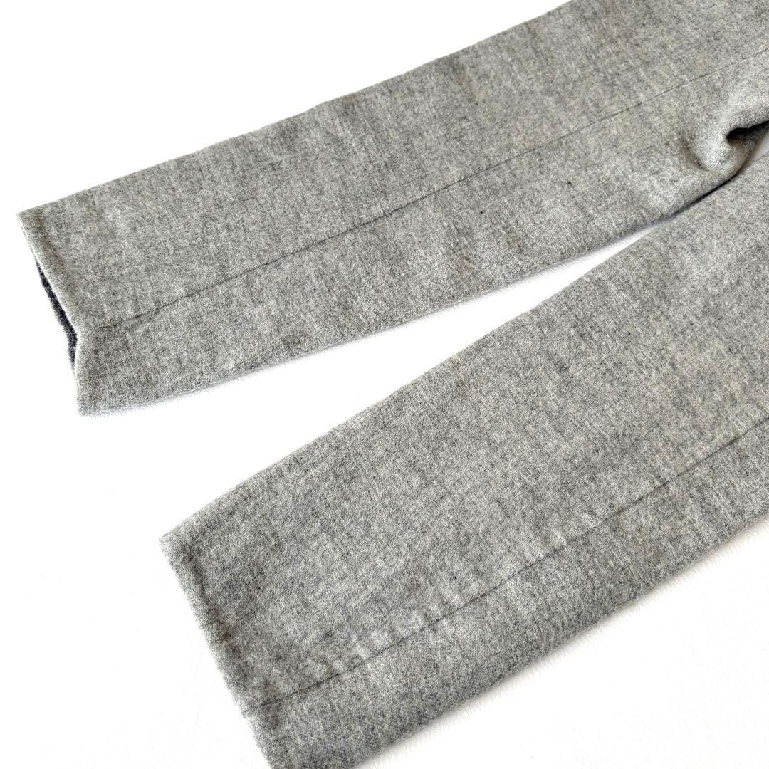 カシミヤ混＊Theory リバーコート ダブルフェイス ロング丈 グレー