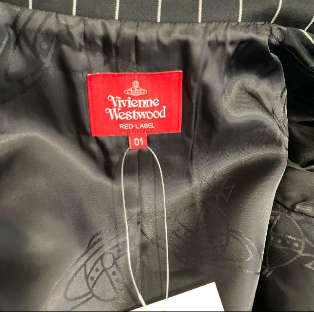 未使用✨Vivienne Westwood ウール ストライプ コート