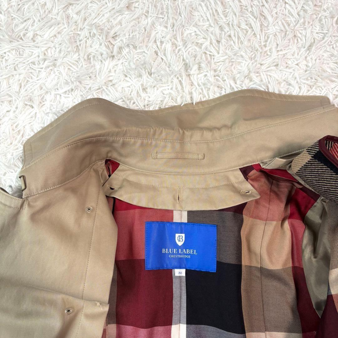 未使用級✨ブルーレーベルクレストブリッジ トレンチコート 2way CBチェック