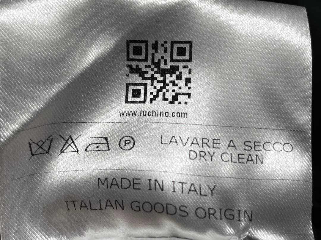 Lucchino◇イタリア製◇アルパカ100%高級生地使用メンズチェスターコート