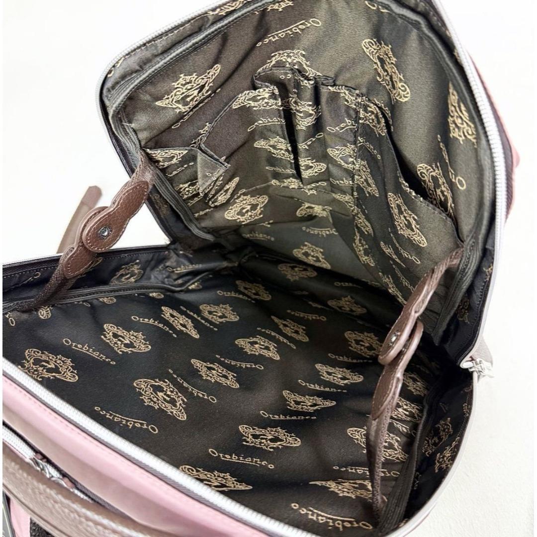 【新品未使用】 オロビアンコ ビジネスリュック ナイロン ピンク PC収納可