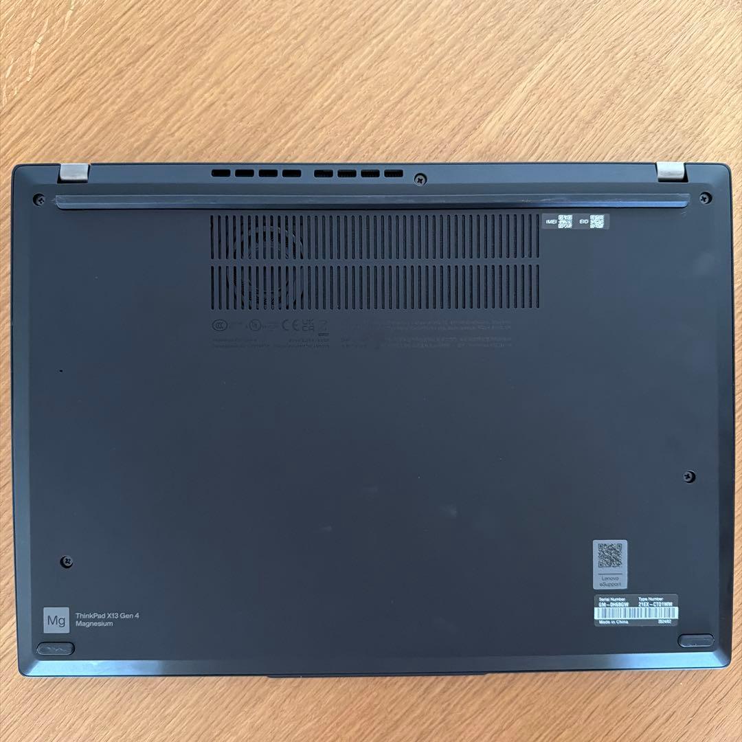 Windowsノート本体 ThinkPad X13 Gen 4 21EXCTO1WW 512GB/16GB