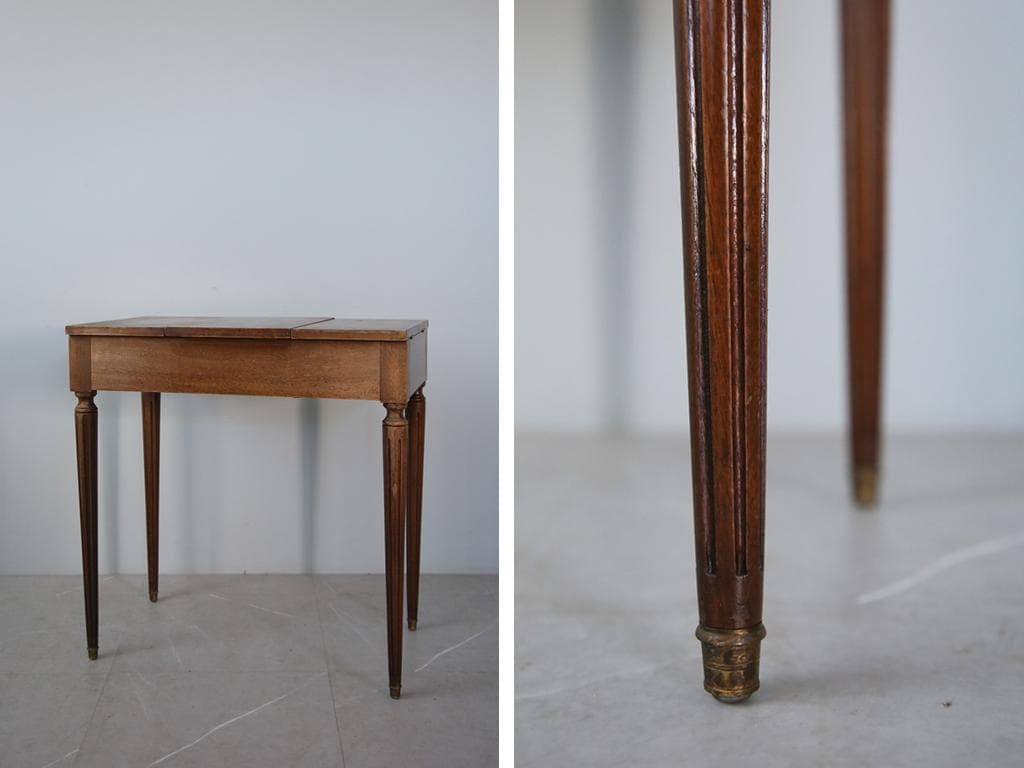 フランスアンティーク木製ドレッシングテーブル/化粧台ドレッサー/デスク90-36