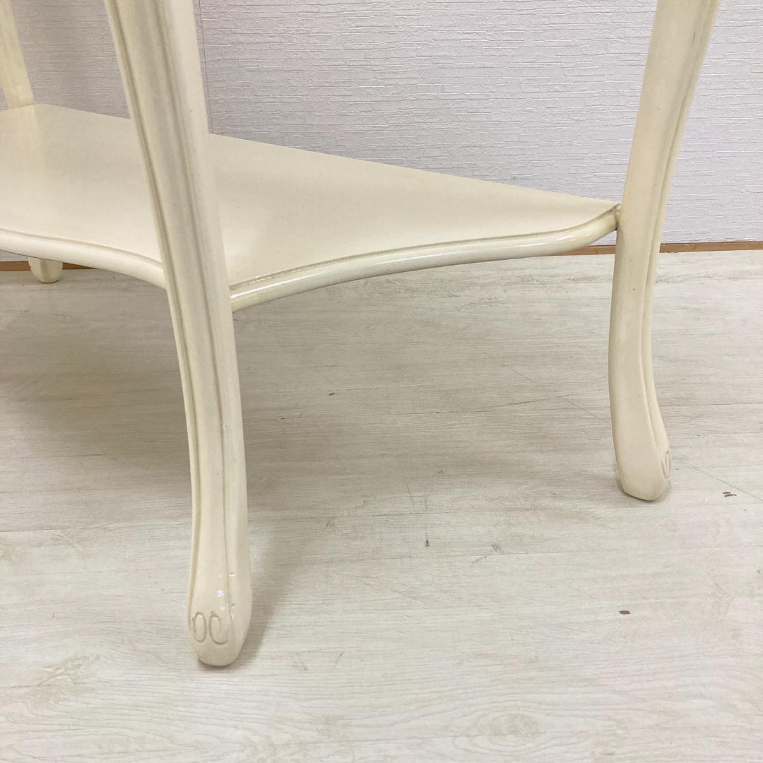 アンティーク調　彫刻　猫脚　コンソールテーブル