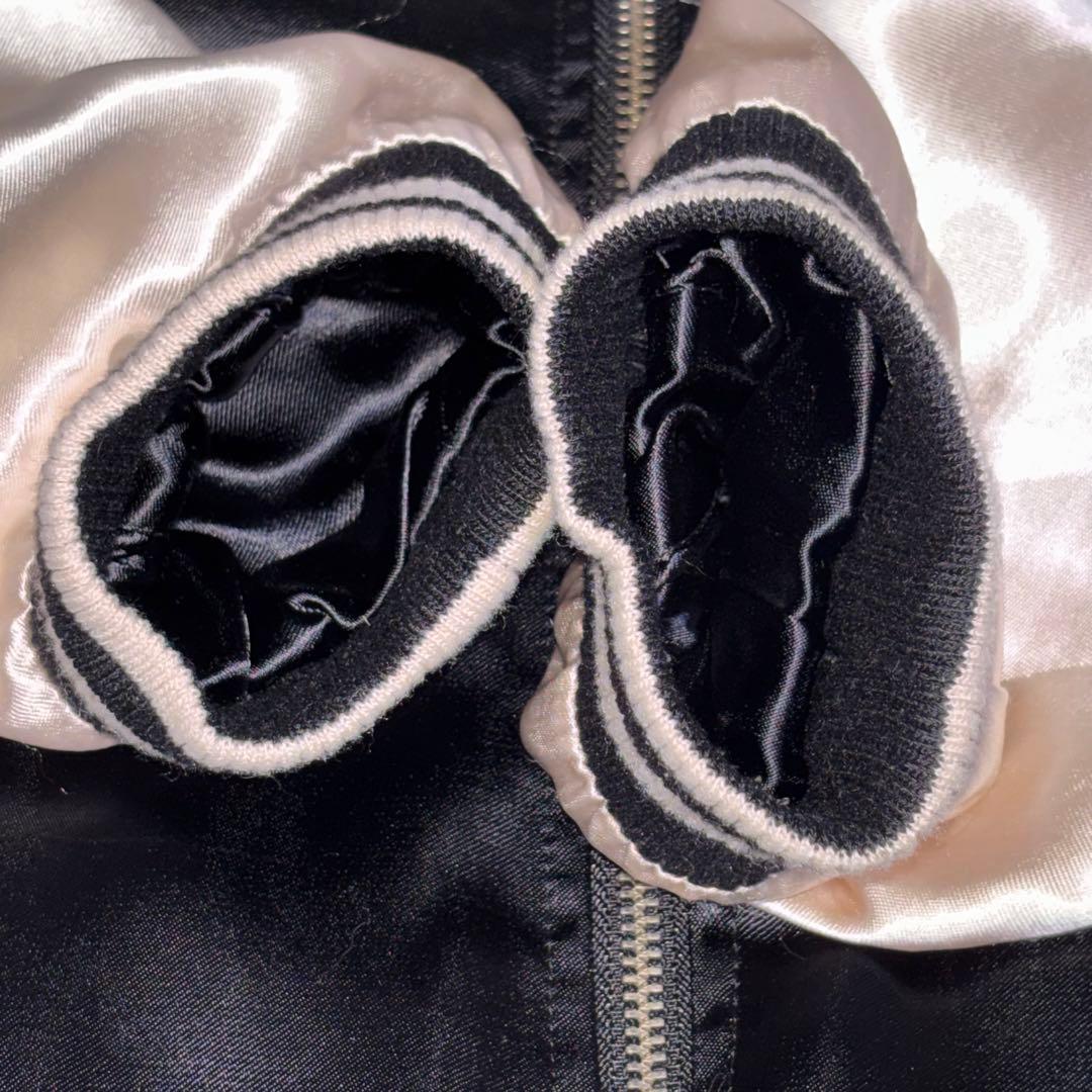 【美品】絡繰魂からくりだましい スカジャン ドラゴン 刺繍 リバーシブル XL