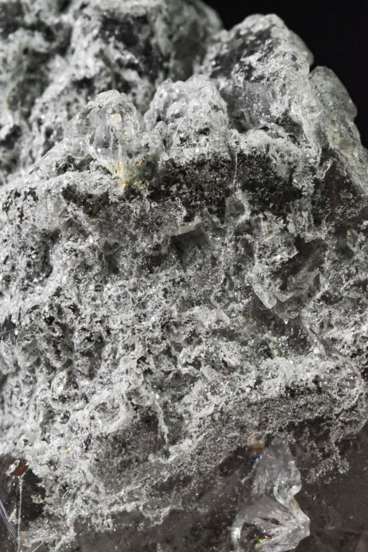 インドマニハール産 クローライトオン ブラックルチルクォーツ ポケットA