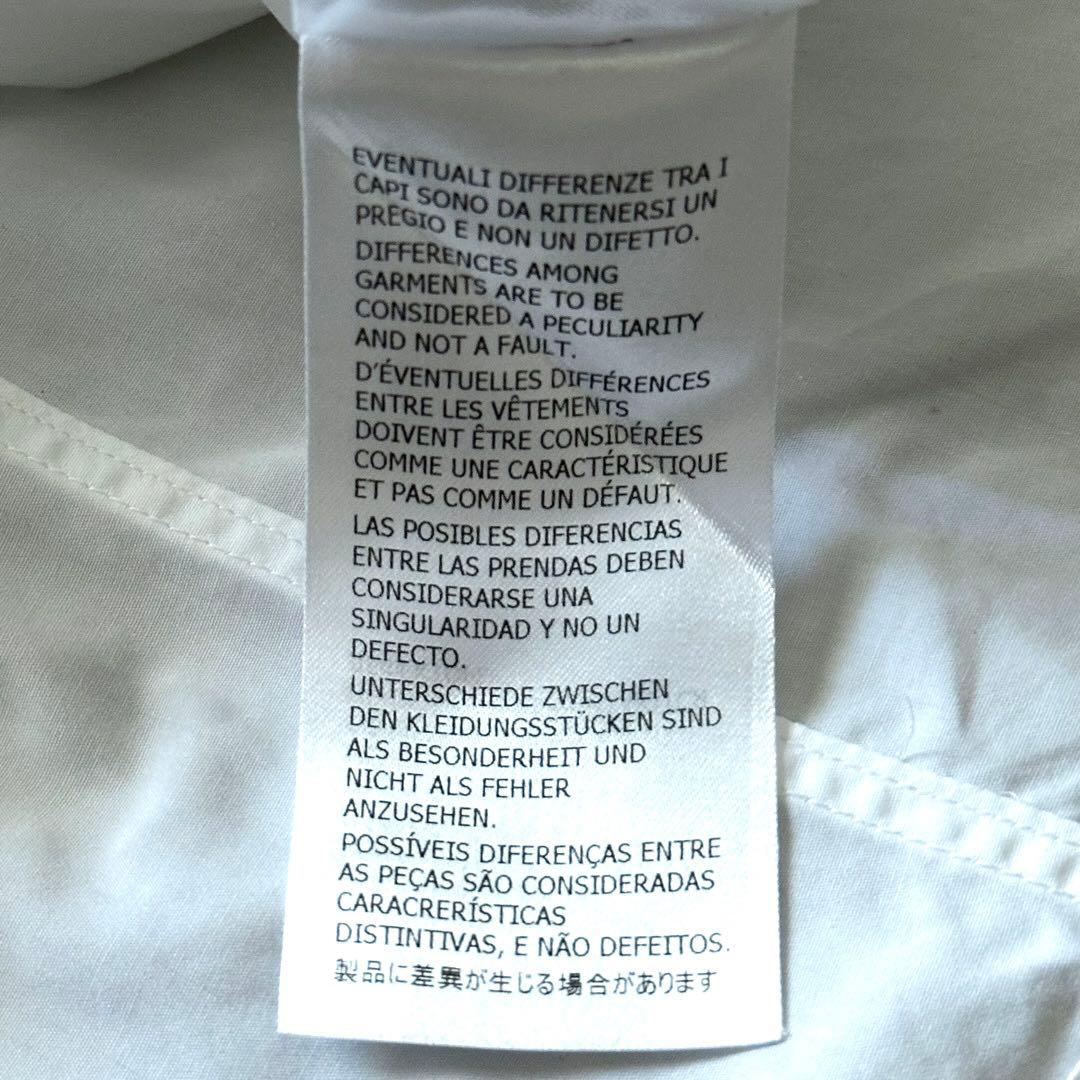 GUCCI 現行タグ ダブルカフスシャツ フレンチカフスシャツ ホワイト S M