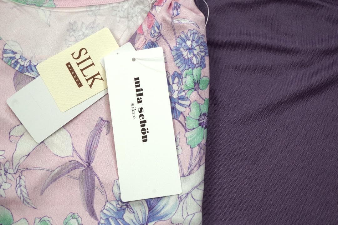 【新品】ミラショーン mila schon 女性用シルクニットパジャマ（M）