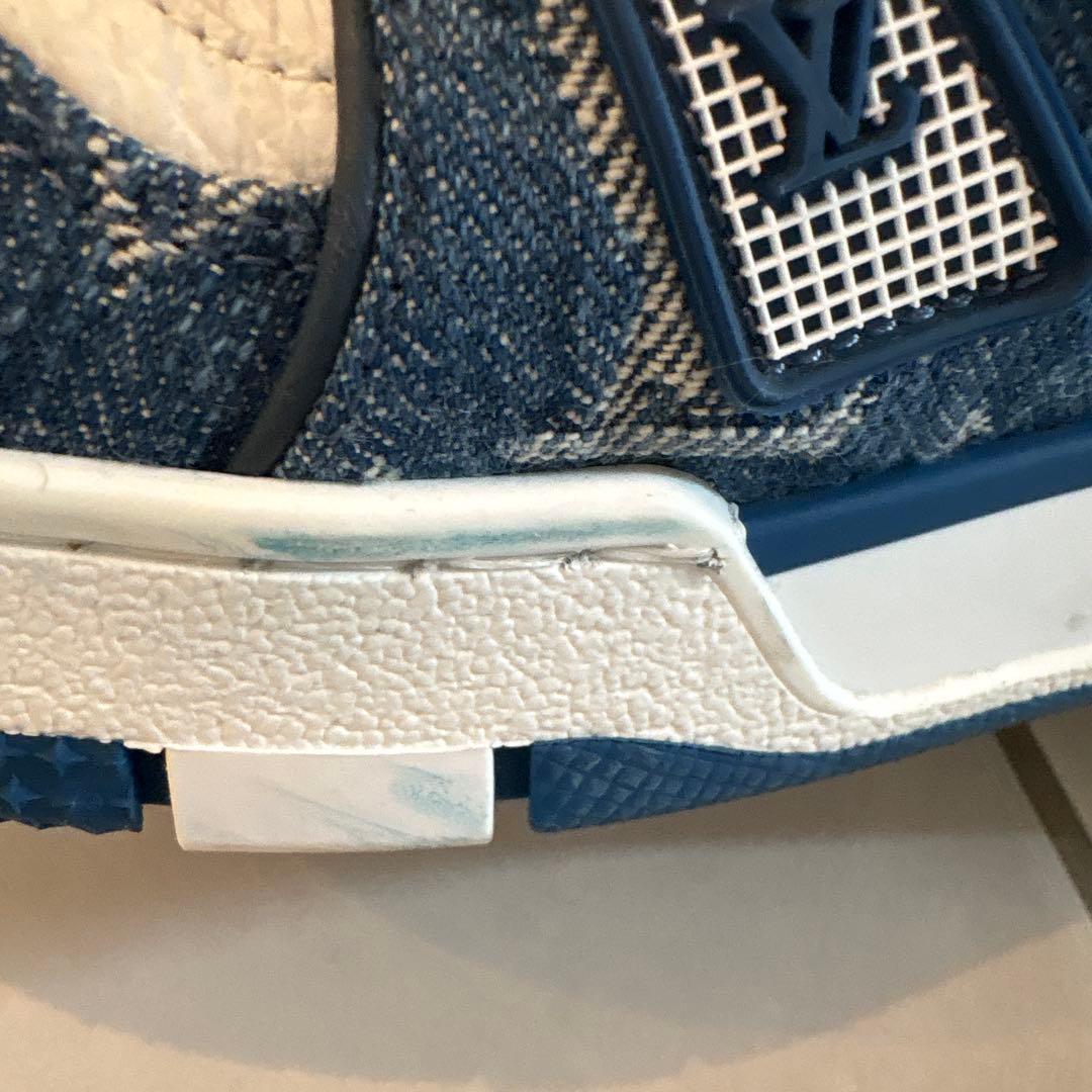 ルイ・ヴィトン　トレイナー・ライン スニーカー　デニム