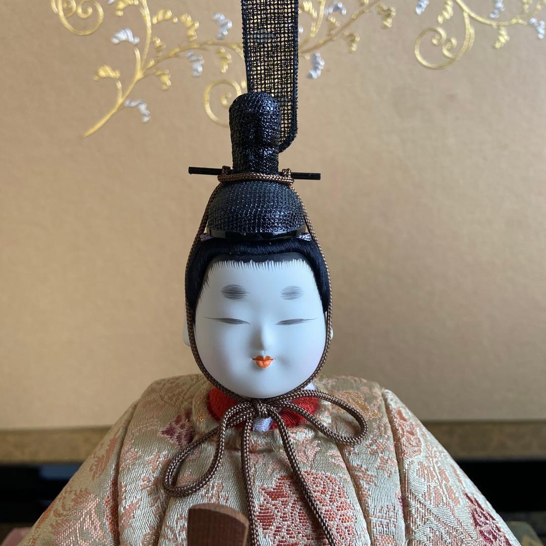 雛人形 木目込み人形 親王飾り 玉秀作 賀茂雛