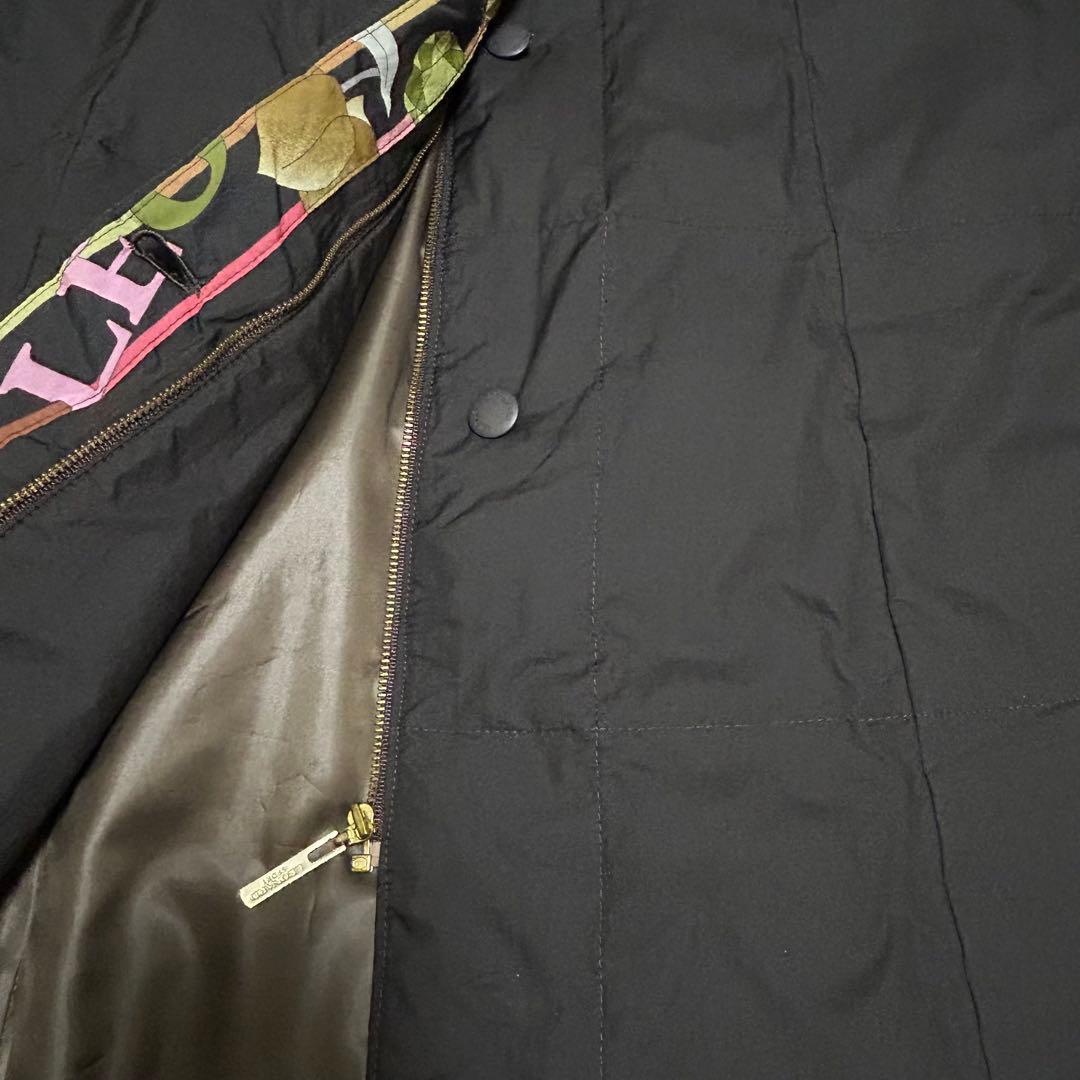 LEONARD SPORT 薄手ダウンコート 黒 42 シンプルデザイン