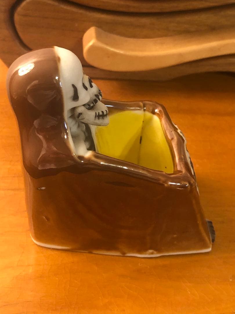 ビンテージ50s Japan スカル　髑髏　骸骨　死神　ミッドセンチュリー