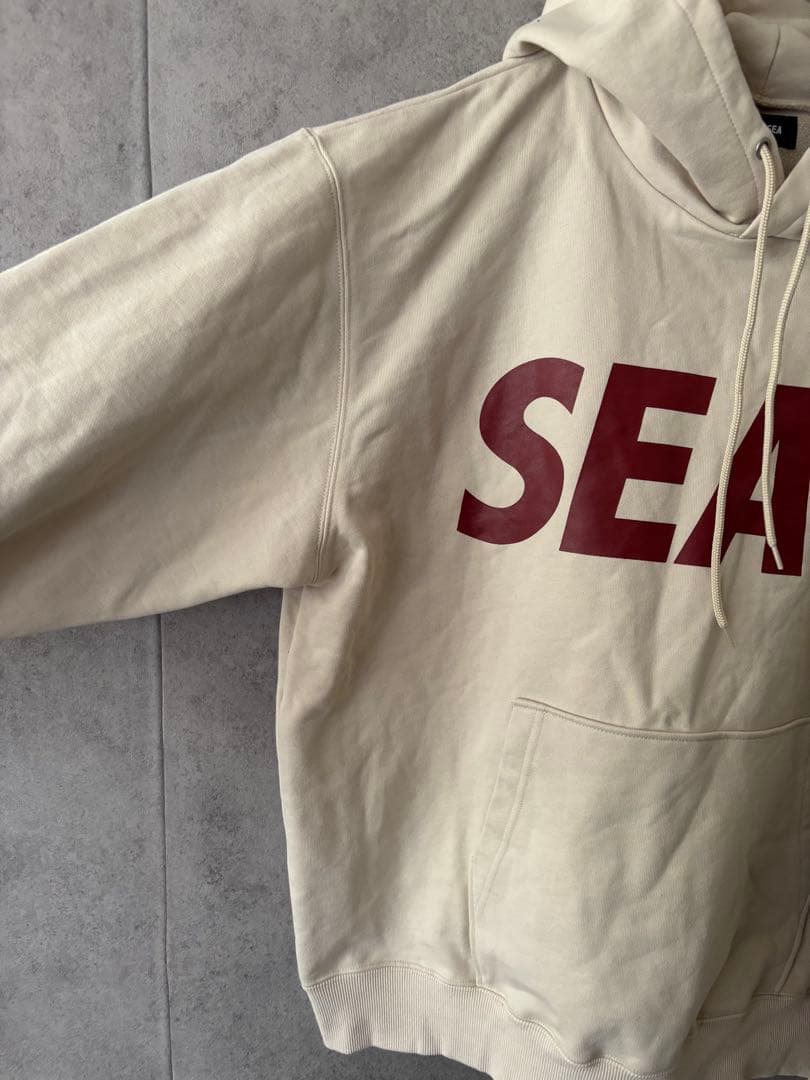 ウィンダンシー WIND AND SEA　ロゴプルオーバーパーカー