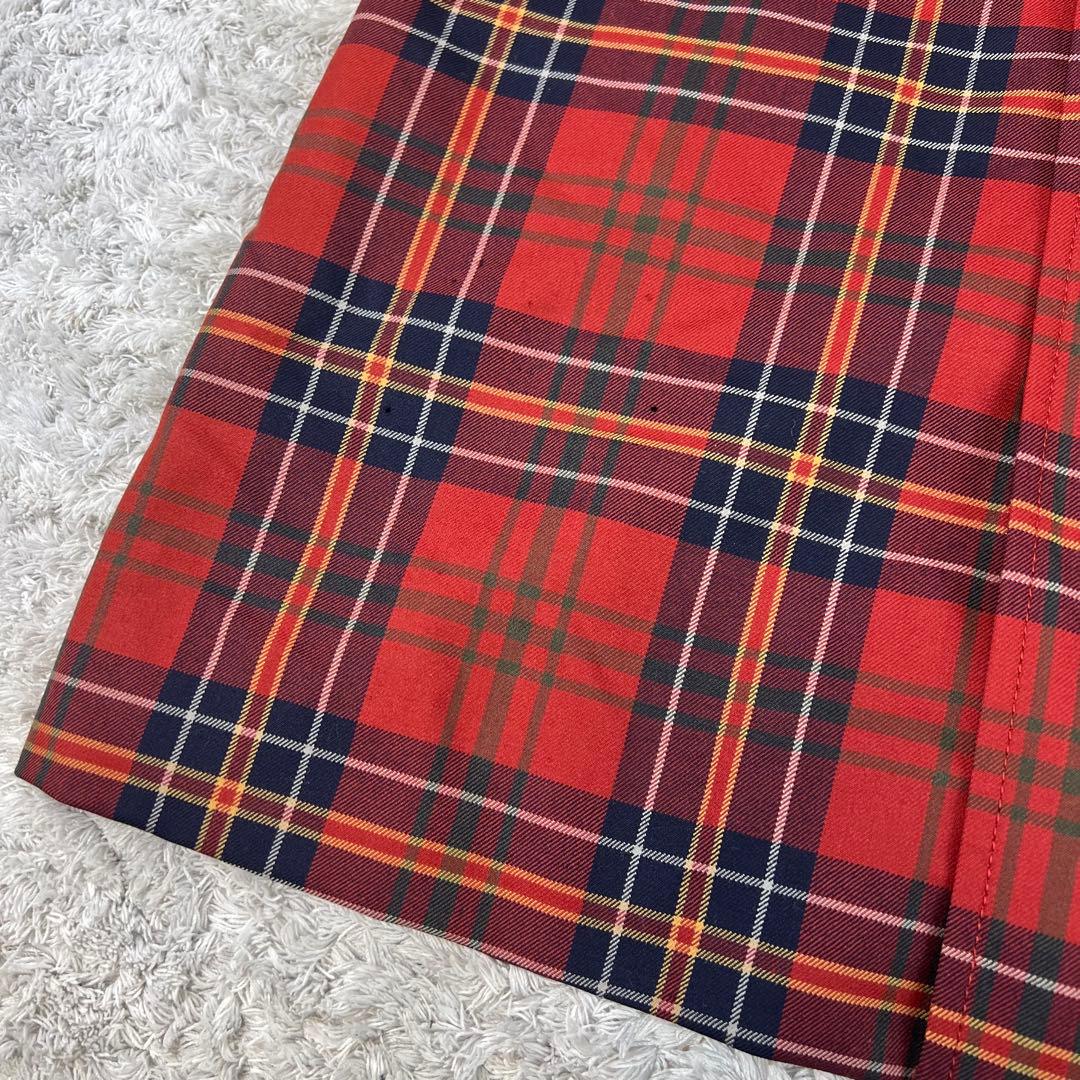 Aquascutum アクアスキュータム　トレンチコート　赤チェック　42