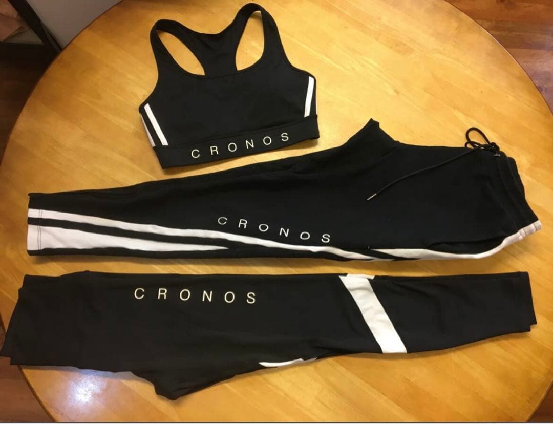 CRONOS クロノス 3点セット トレーニング ウエア パンツ スポーツブラ