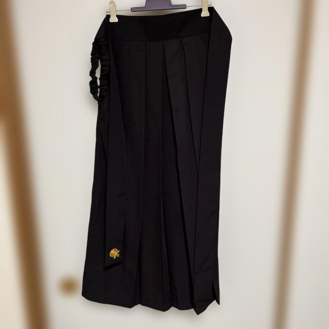 おうちで着付け簡単袴セット、150、髪飾り付き、卒業式