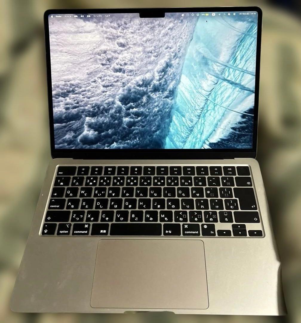の*を様 Apple MacBookAir M2 スターライト