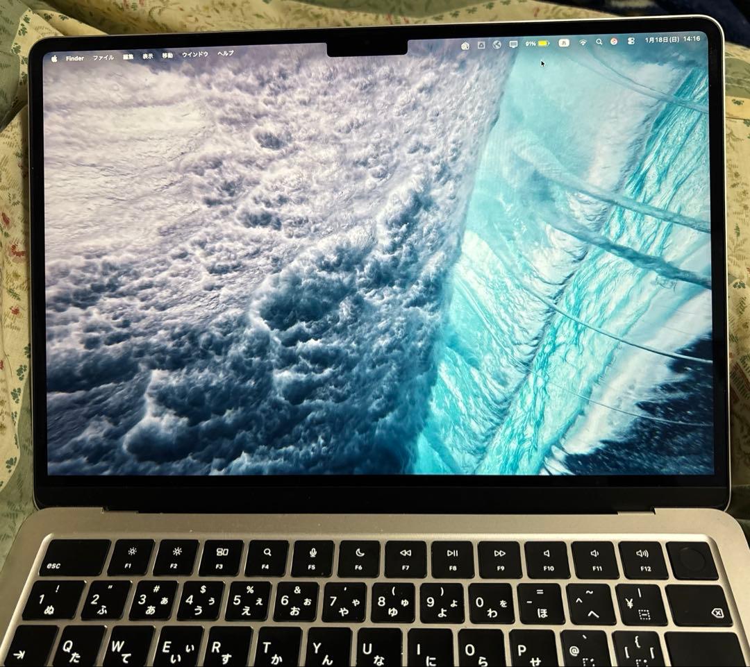 の*を様 Apple MacBookAir M2 スターライト