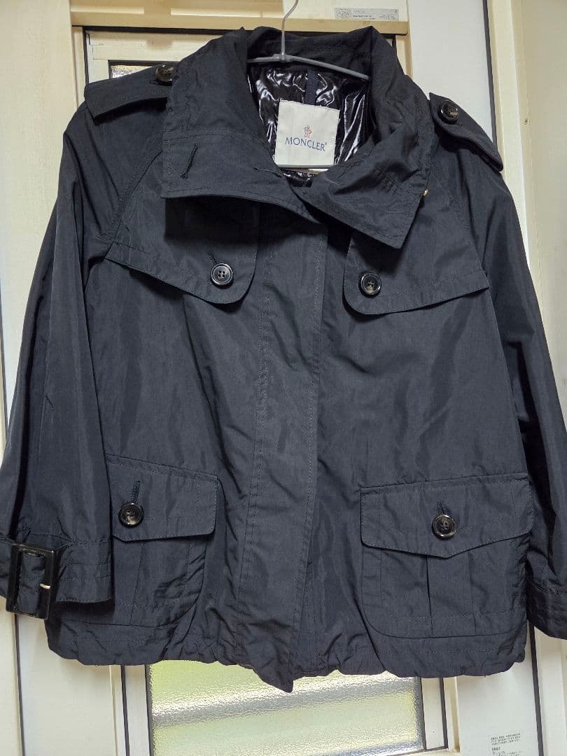 MONCLER 　DAMEショートブルゾン　ブラック