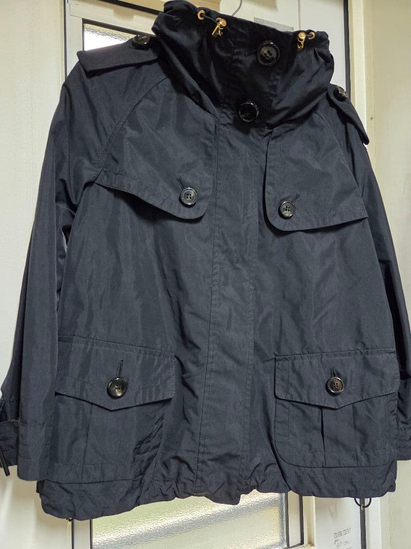 MONCLER 　DAMEショートブルゾン　ブラック