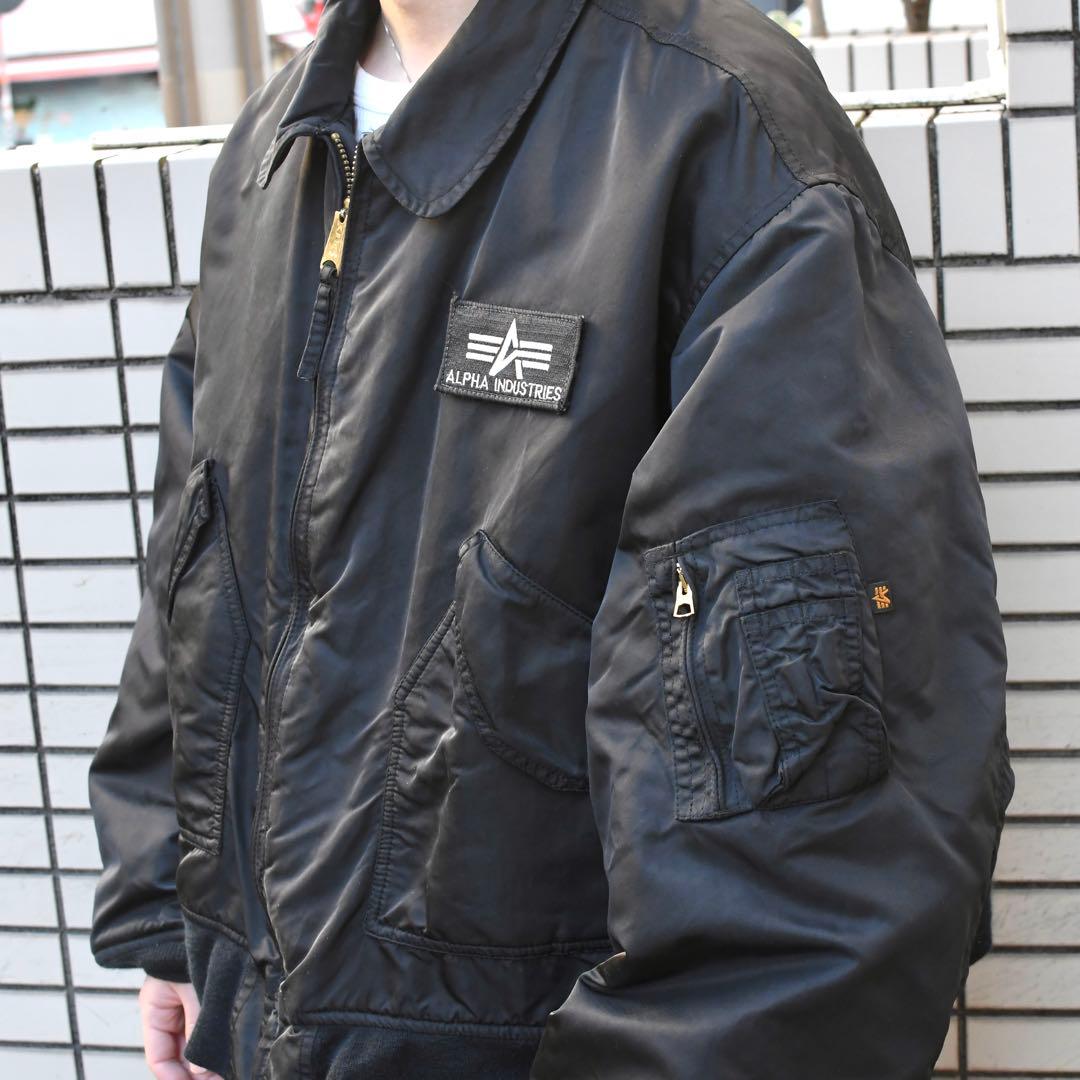 古着 Alpha CWU-45/P フライトジャケット 4XL シルエット◎