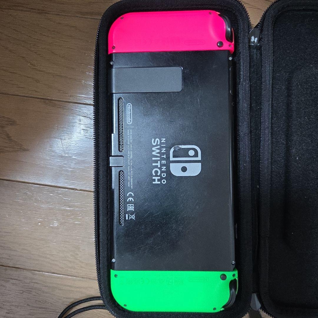 Nintendo Switch グリーン/ピンク 本体 + ゲーム2本