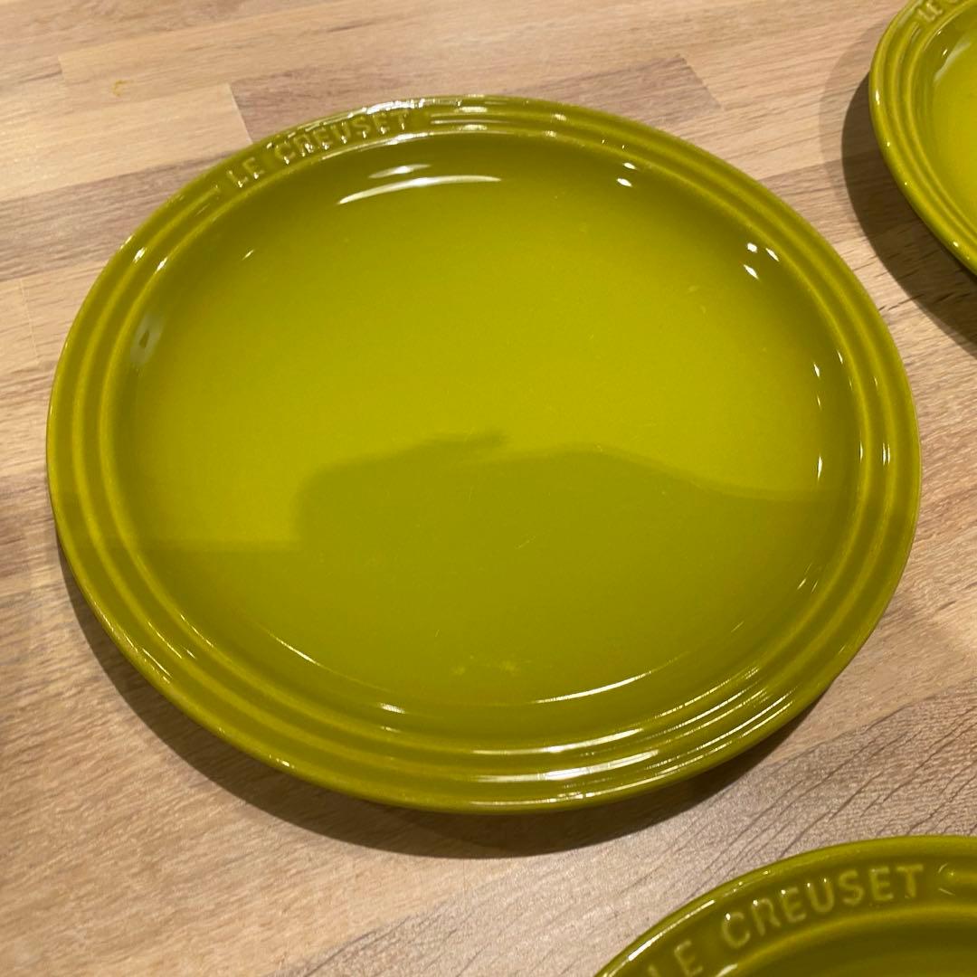 LE CREUSET ピーコック ペアグリーン ７点セット