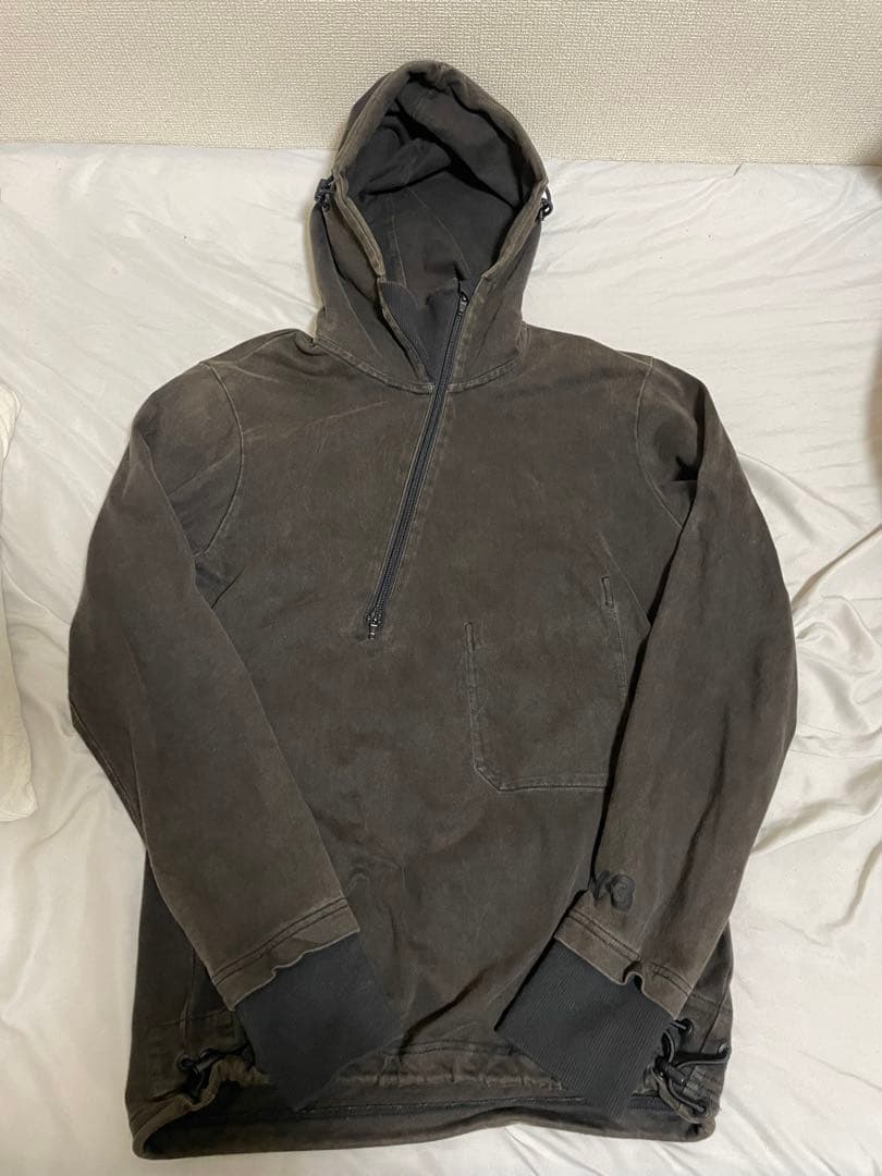 トップス 16aw archive y-3 double zipped hoodie