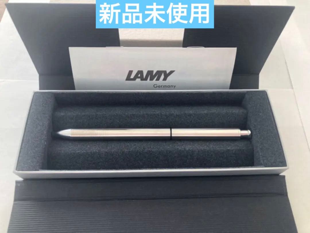 新品　廃盤　希少　レア　LAMY ラミーボールペン　銀色軸