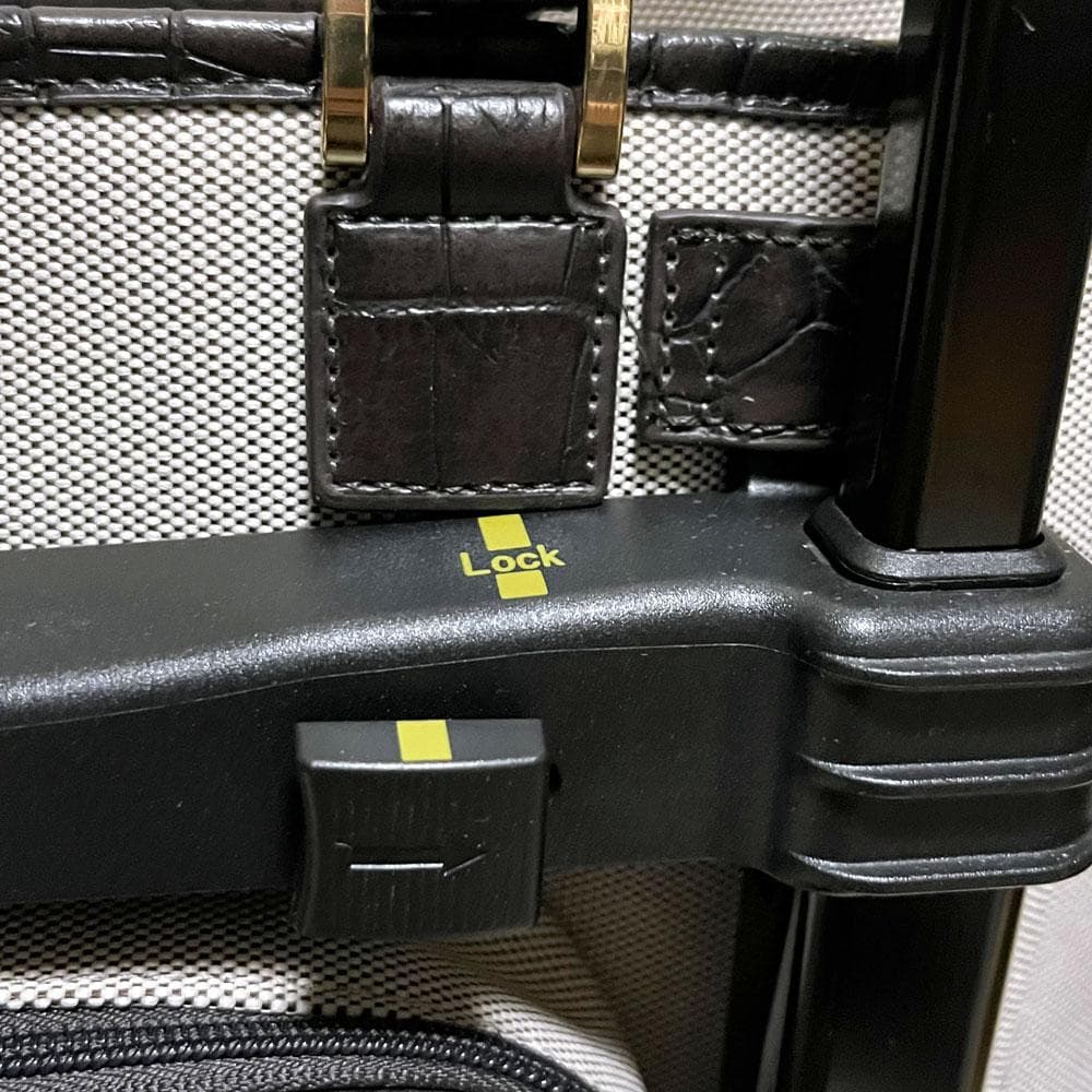 極美品 希少 SWANYスワニー キャンバス 型押し 2way キャリーバッグ