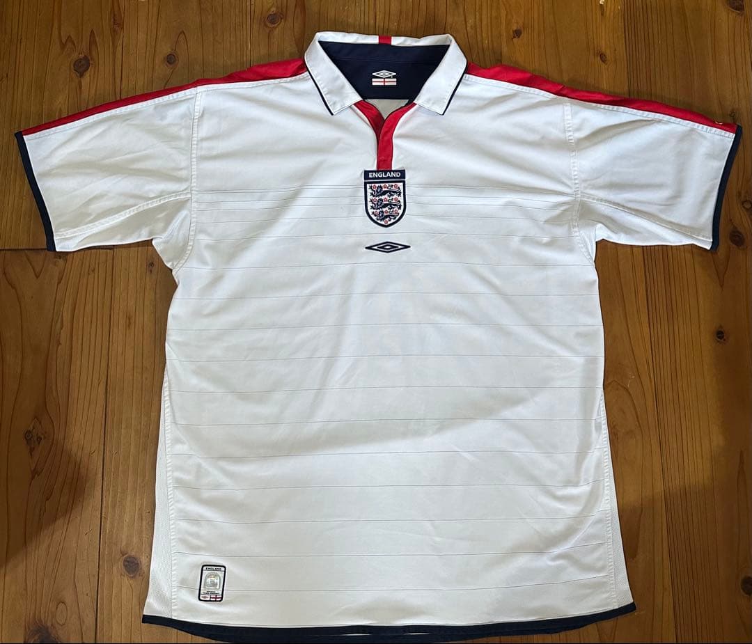イングランド代表 Umbro ホワイトシャツ リバーシブル 2way