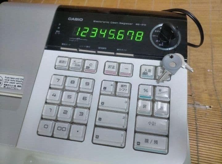 カシオレジスター　SE-S10　人気コンパクト送料無料　331141