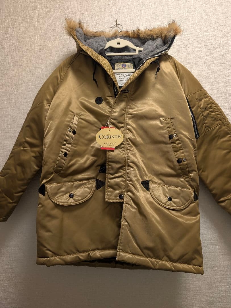 最終値下☆CORINTH MFG CO N3B フライトジャケット ゴールド