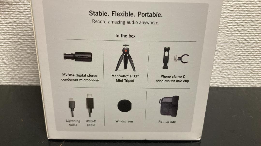 おまけ付 SHURE MV88+ Video Kit シュア マイク 三脚