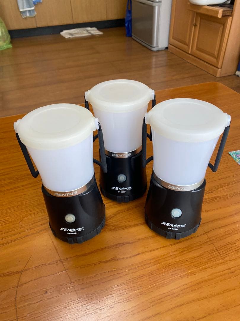 Gentos explorer LEDランタン3個セット 最大1000ルーメン