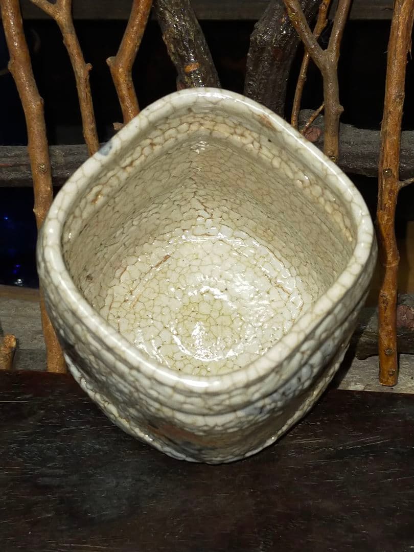 ♥美濃焼　志野　火入れ　湯飲み　湯呑み　骨董品