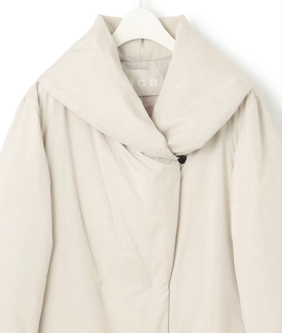 ICB ADSダウン ショールカラーコート