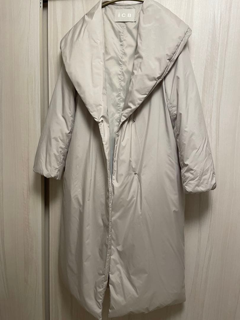 ICB ADSダウン ショールカラーコート