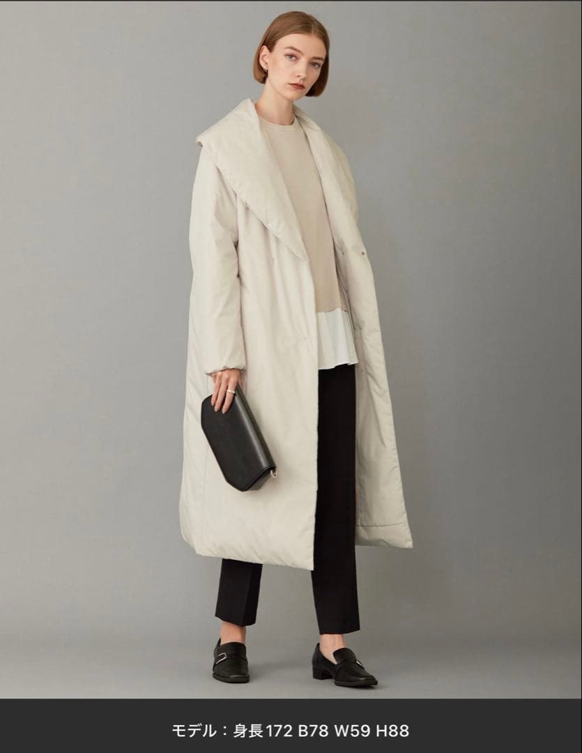 ICB ADSダウン ショールカラーコート