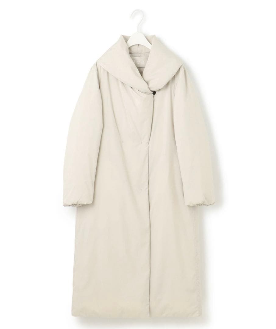 ICB ADSダウン ショールカラーコート