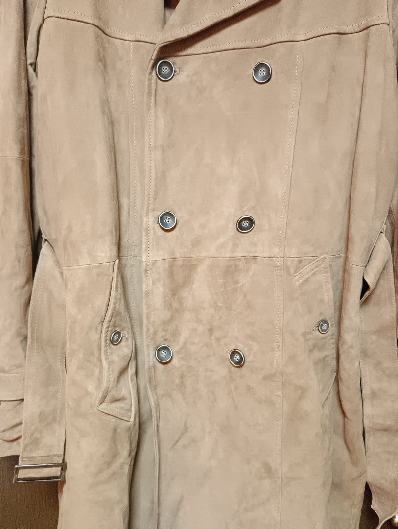 最安値❗新品未使用‼️EMMETI エンメティの最高級スエードコート(XL相当)