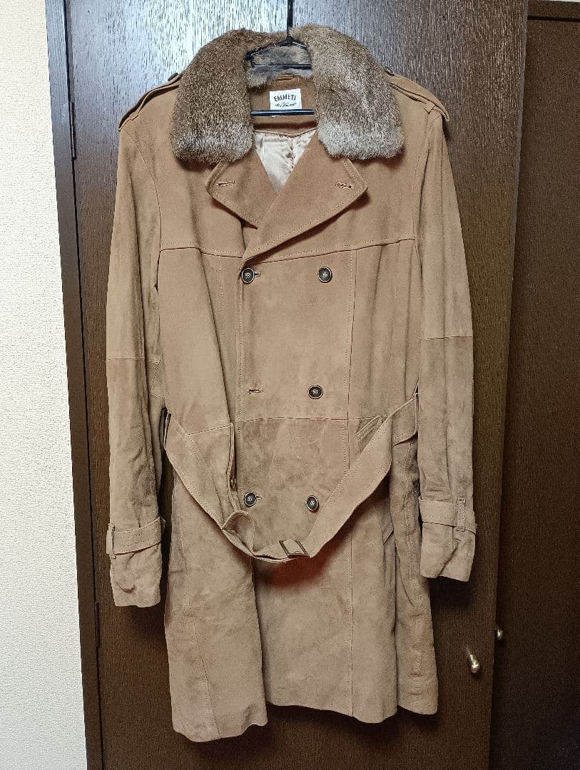 最安値❗新品未使用‼️EMMETI エンメティの最高級スエードコート(XL相当)